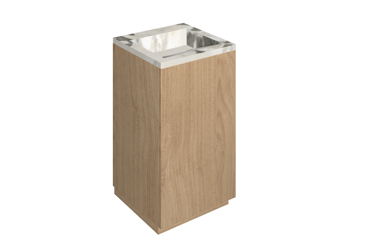 Cube Air Washbasin 50 Wood