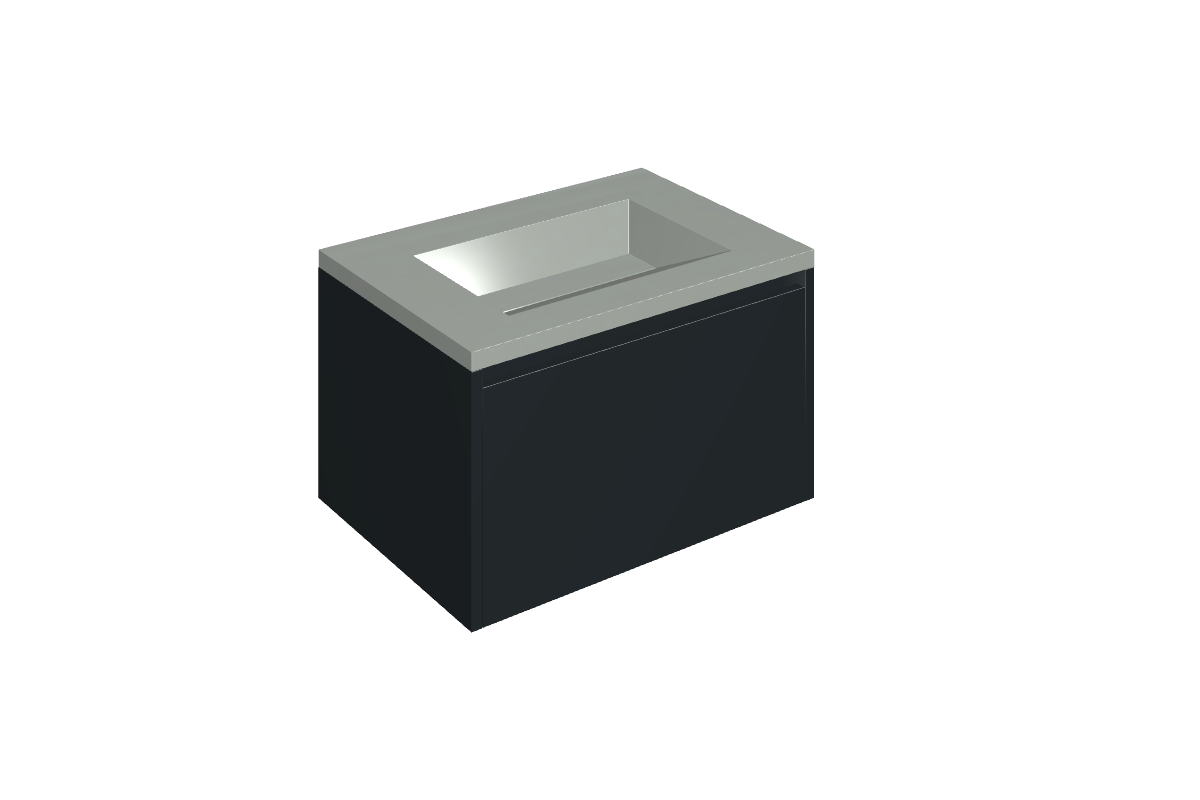 Fly Air Washbasin 70 Black